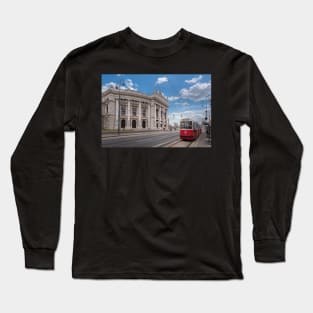 Burgtheater or Imperial Court Theatre in Vienna, Austria Long Sleeve T-Shirt